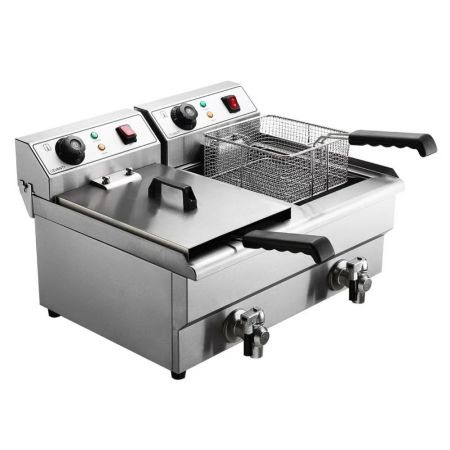 2-Tank 2- Basket  Electric Fryer